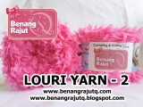 benang rajut limited LOURI YARN - 2 (HOT PINK)
