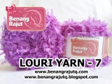 benang rajut limited LOURI YARN - 7 (UNGU)
