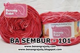 benang rajut wearable BA SEMBUR 101 - BENANG ARKILIK / BENANG PITA 101