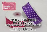 aksesoris Pita PP-B 7 (RED PINK) dan PP-B 8 (UNGU)
