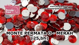 MONTE 051 PERMATA O - MERAH (25 BH)