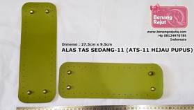 ALAS TAS SEDANG - 11 (LIGHT GREEN) - 27.5cm x 9.5cm
