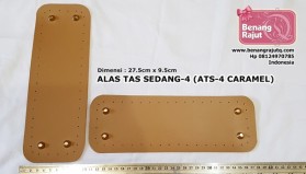 ALAS TAS SEDANG - 04 (CARAMEL) - 27.5cm x 9.5cm