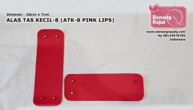 ALAS TAS KECIL-8 (ATK-8 PINK LIPS) 20cm x 7cm