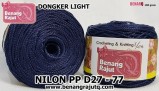 benang rajut - NILON PP D27 - 77 (DONGKER LIGHT)