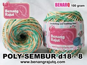 BENANG RAJUT POLY SEMBUR D18 - 8