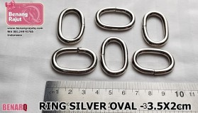 RING BESI SILVER OVAL - 3.5 X 2cm