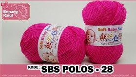 Benang Rajut Soft Baby Sutra POLOS - 28