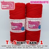 BENANG RAJUT KAOS TSHIRT YARN 1 MERAH